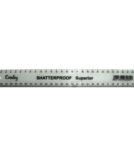 CROXLEY 30cm Clear Superior Shatter Proof