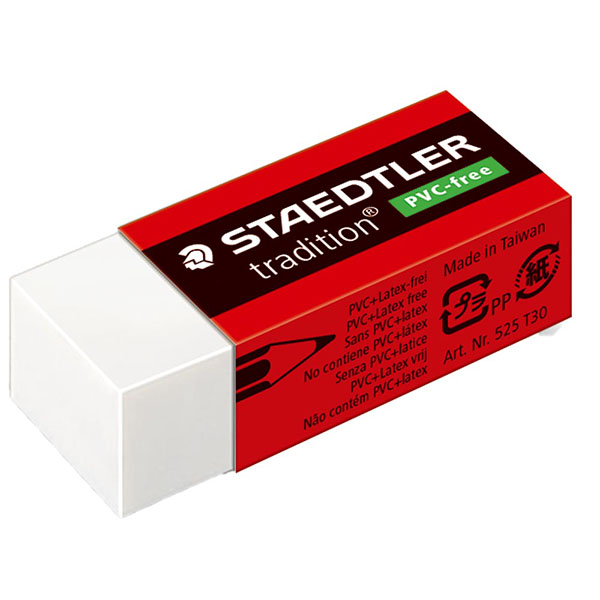 Staedtler Rasoplast Sleeved Eraser Medium Staedtler Rasoplast Sleeved Eraser Medium